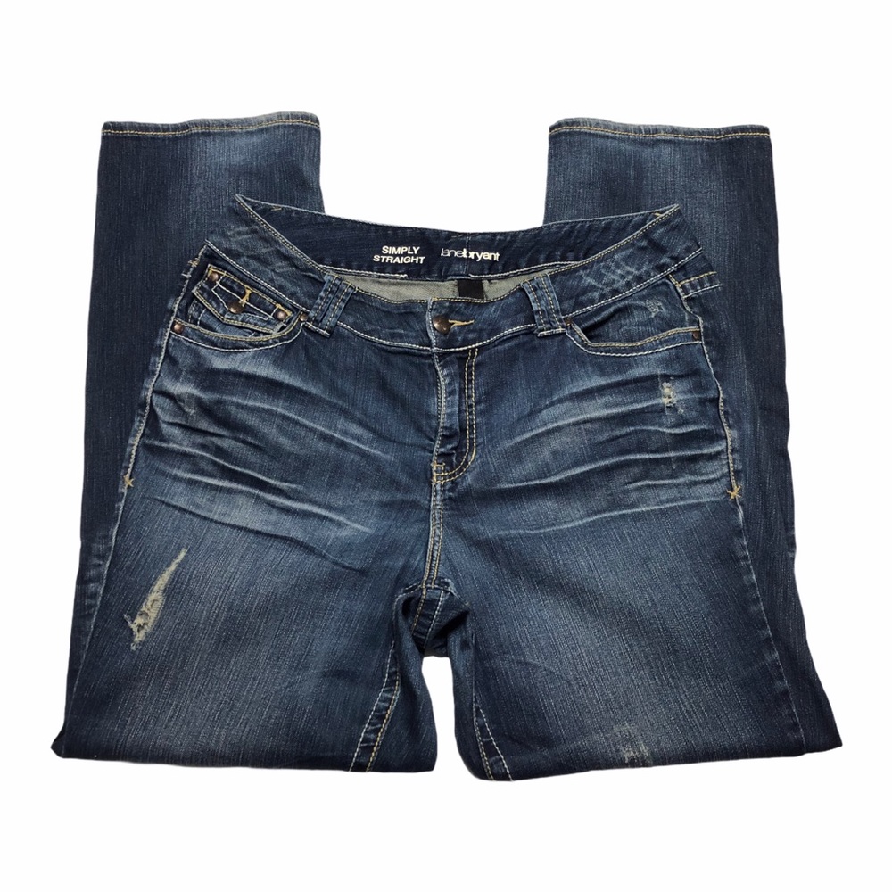 Lane Bryant Simply Straight Jeans 0620 - Picture 1 of 10
